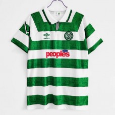 Celtic 91/92 Home White&Green Soccer Jersey